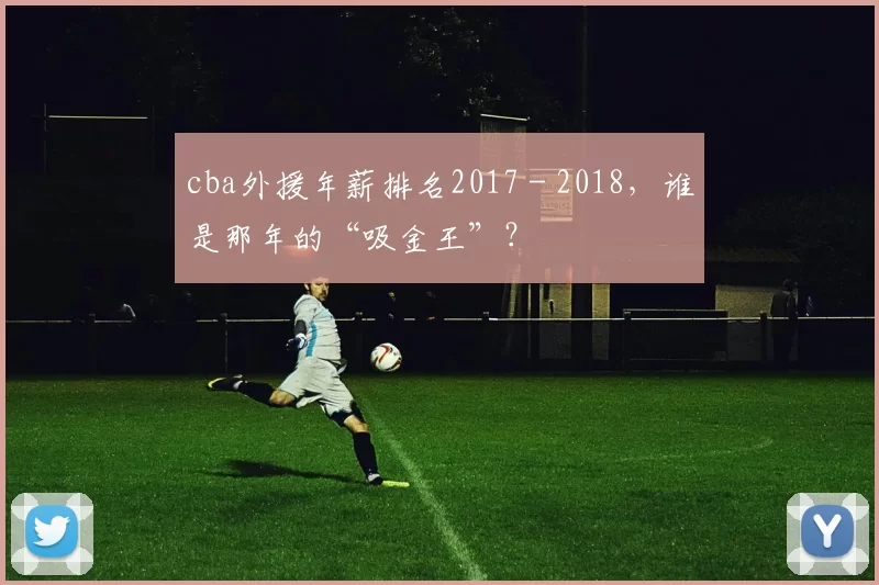 cba外援年薪排名2017 - 2018,谁是那年的“吸金王”?